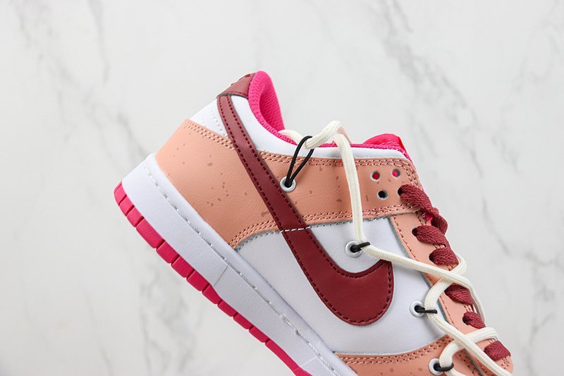 Nike Dunk Low "Love Me More/Pink/Lace Up" фото № 3