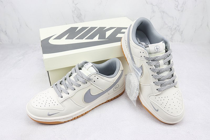Nike Dunk Low "Off White/Light Grey/Beige" фото № 7