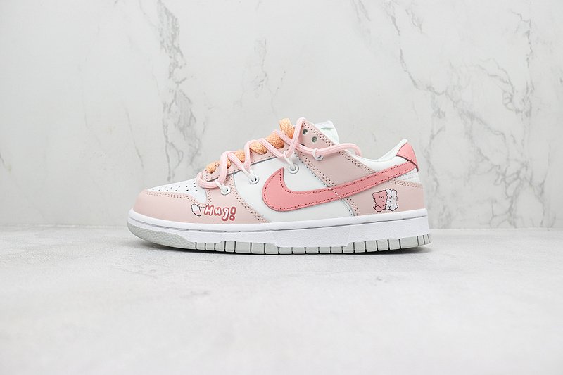 Nike Dunk Low "Vintage Pink/White" фото № 2