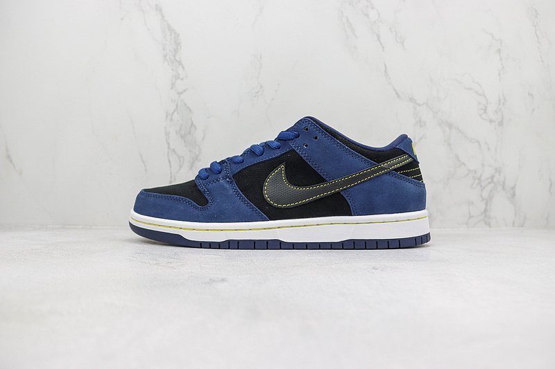Nike Dunk Low "Midnight Navy/Black/Grey" фото № 2