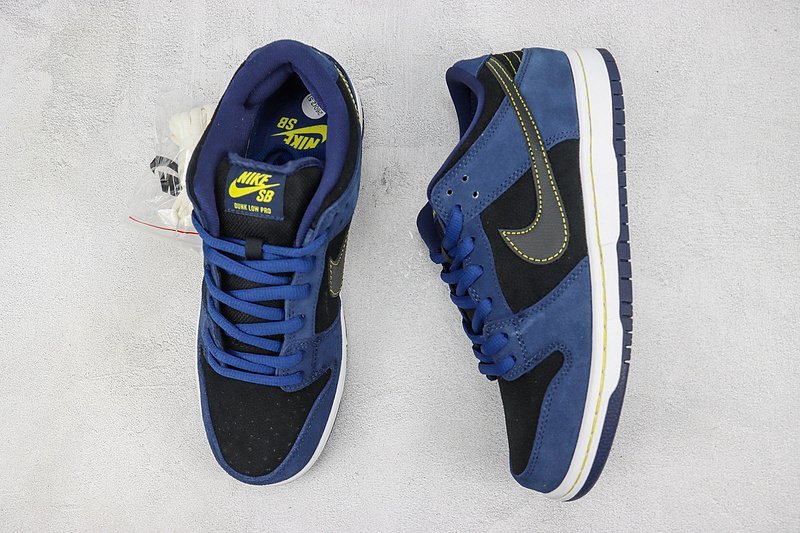 Nike Dunk Low "Midnight Navy/Black/Grey" фото № 6