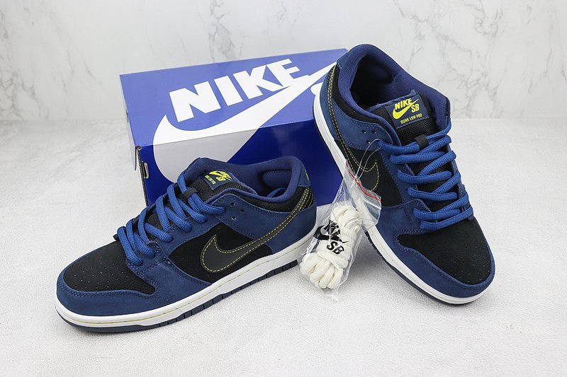 Nike Dunk Low "Midnight Navy/Black/Grey" фото № 7