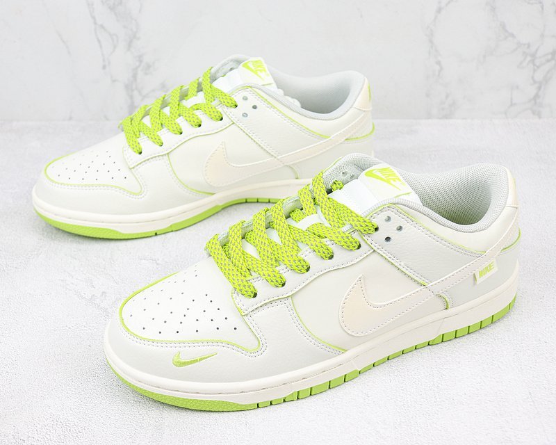 Nike Dunk Low "Pearl White/Apple Green" фото № 5