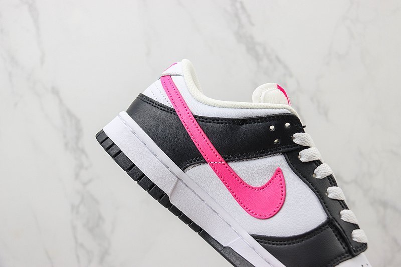 Nike Dunk Low "Black/Fierce Pink" фото № 3