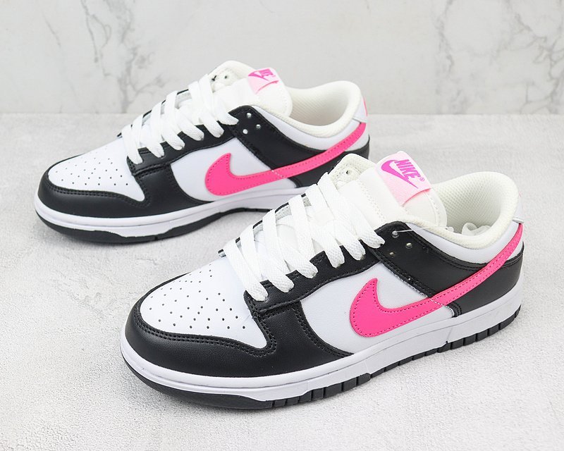 Nike Dunk Low "Black/Fierce Pink" фото № 5