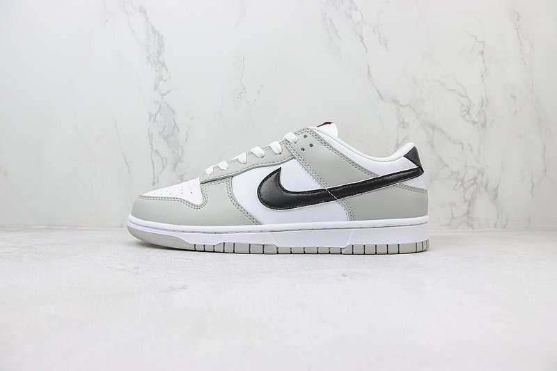 Nike Dunk Low "White/Wolf Grey/Black" фото № 2