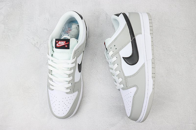 Nike Dunk Low "White/Wolf Grey/Black" фото № 6