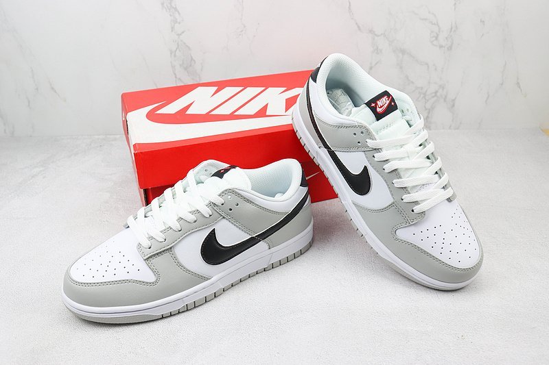 Nike Dunk Low "White/Wolf Grey/Black" фото № 7