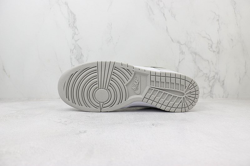 Nike Dunk Low "White/Wolf Grey/Black" фото № 8