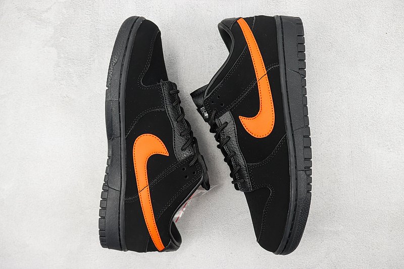Nike Dunk Low Pro "Black/Orange" фото № 7