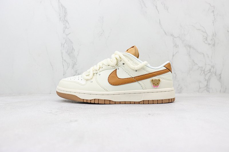 Nike Dunk Low "Bear/Beige/Cream" фото № 2