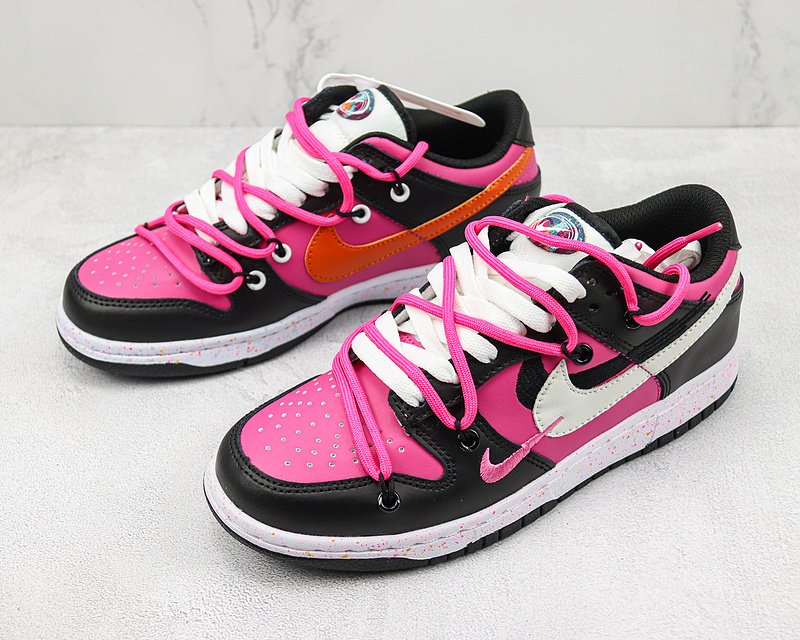 Nike Dunk Low Multi Swoosh "Pink/Black" фото № 5