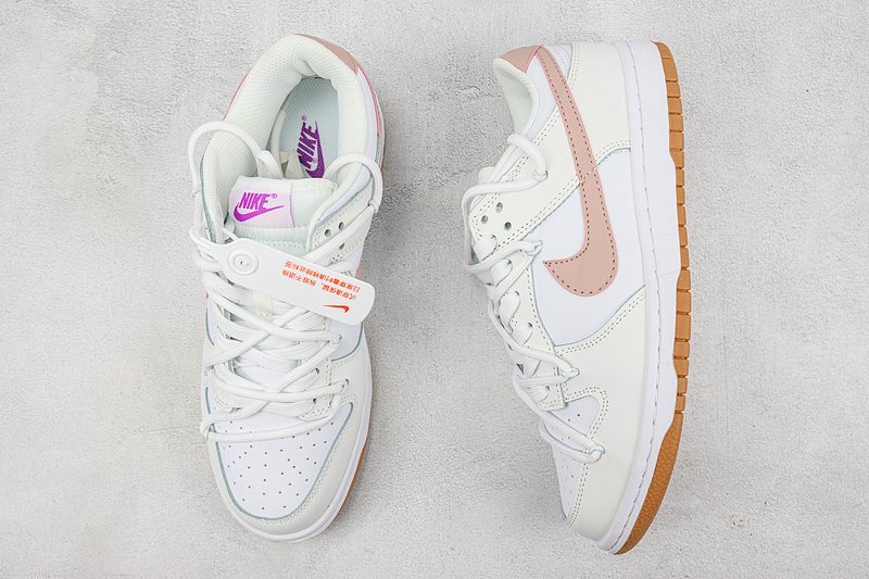 Nike SB Dunk Low "White/Light Pink" фото № 7