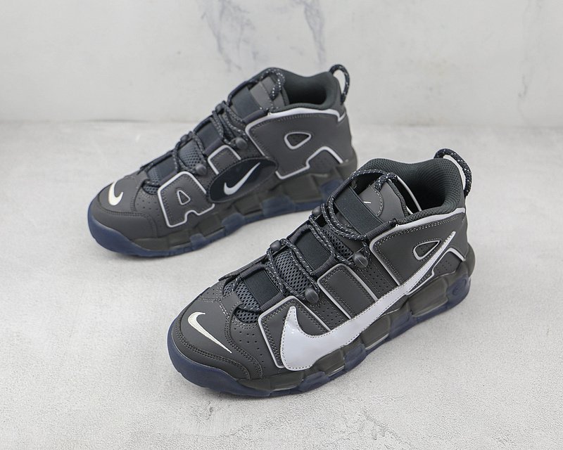 Nike Air More Uptempo 96 "Black/Grey/White" фото № 5