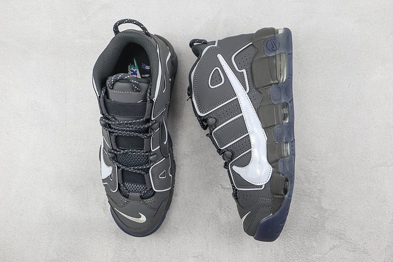 Nike Air More Uptempo 96 "Black/Grey/White" фото № 6