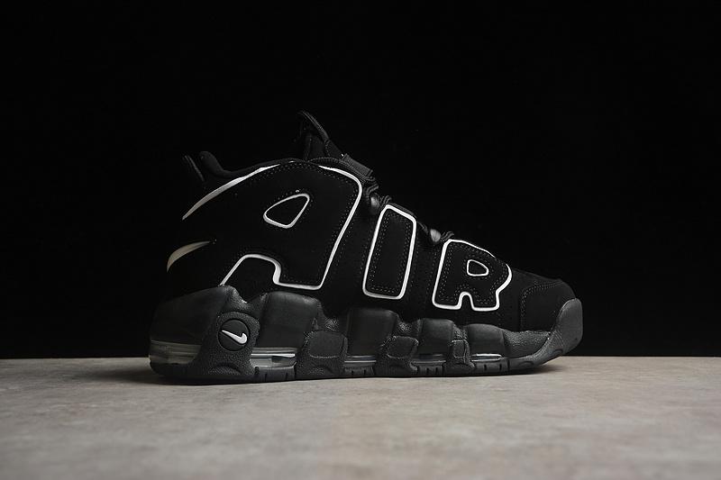 Nike Air More Uptempo "Black White" фото № 3