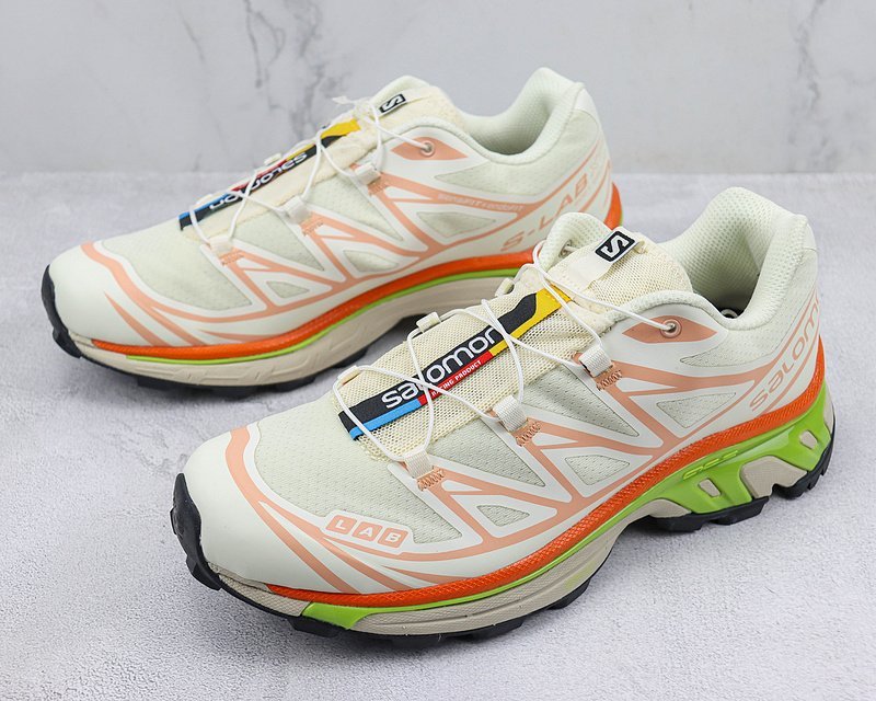 Salomon XT-6 Expanse "White/Green/Orange" фото № 5
