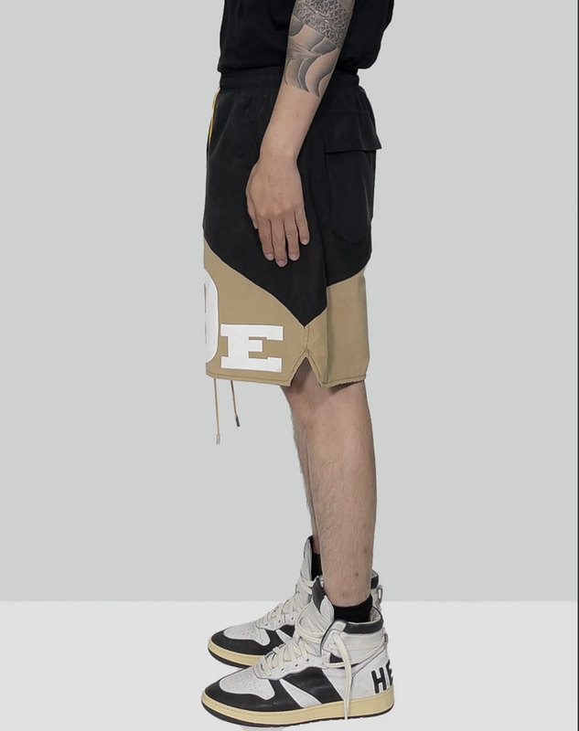 Шорты Rhude Beige Bottom "Black" фото № 5