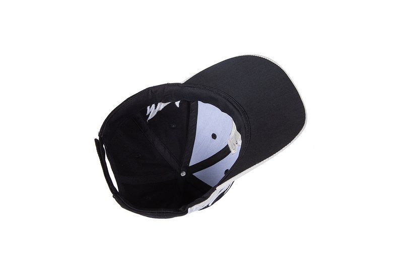 Кепка Kanye Flame With Logo "Black/White" фото № 2