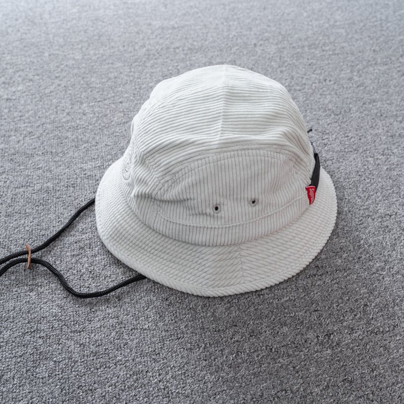 Панамка Stone Island X Supreme With Logo "White" фото № 3