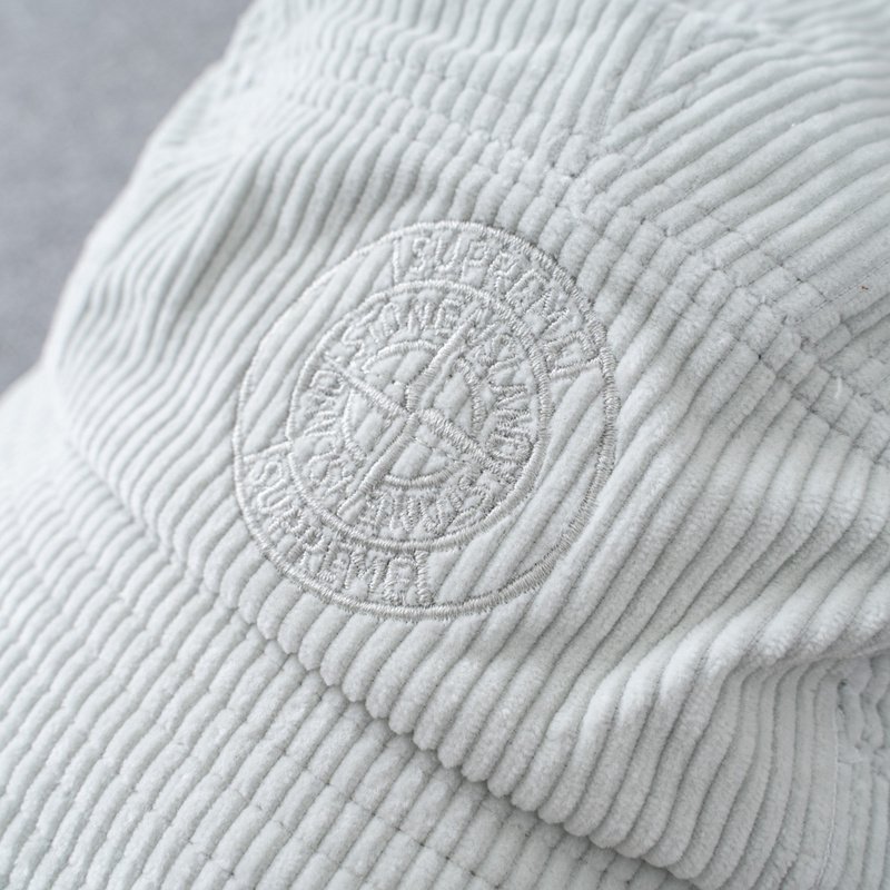 Панамка Stone Island X Supreme With Logo "White" фото № 9