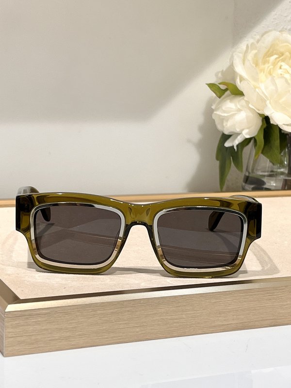 Солнцезащитные очки Palm Angels Inside Double Frame "Brown" фото № 7