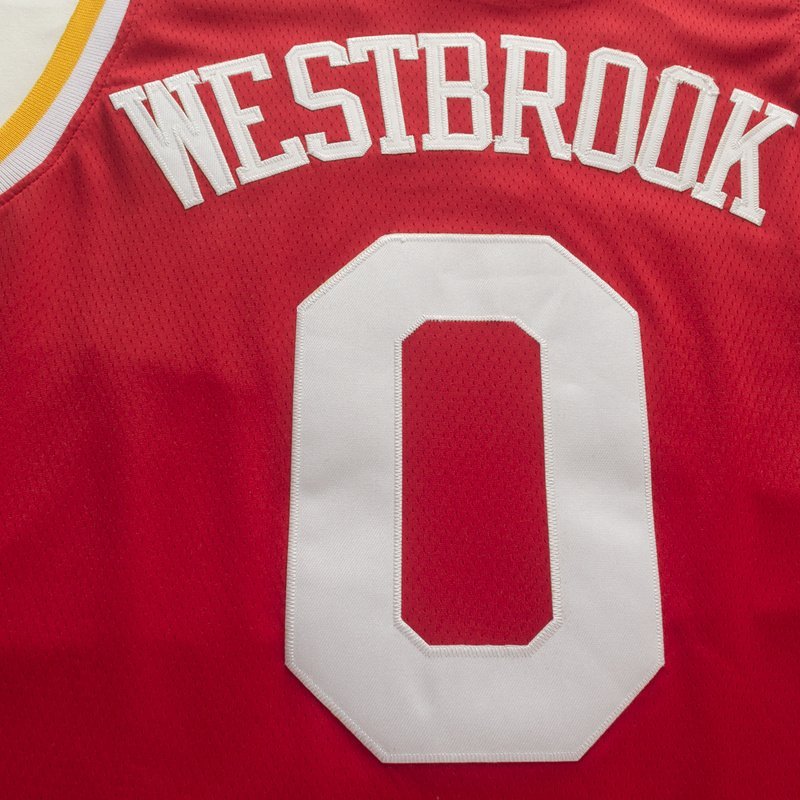 Баскетбольная Джерси Nike Houston Rockets №0 Russell Westbrook "Red" фото № 2