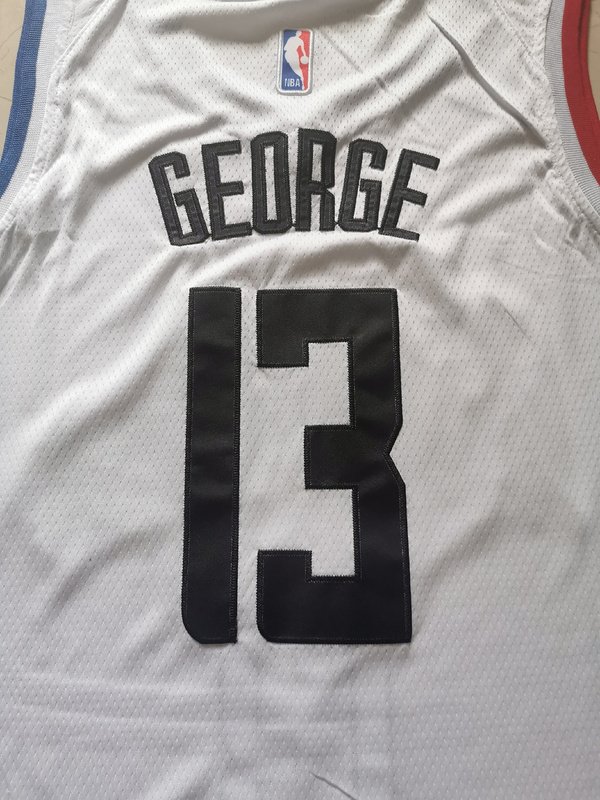 Баскетбольная Джерси Nike X NBA Los Angeles Clippers 19-20 №13 Paul George "White" фото № 4