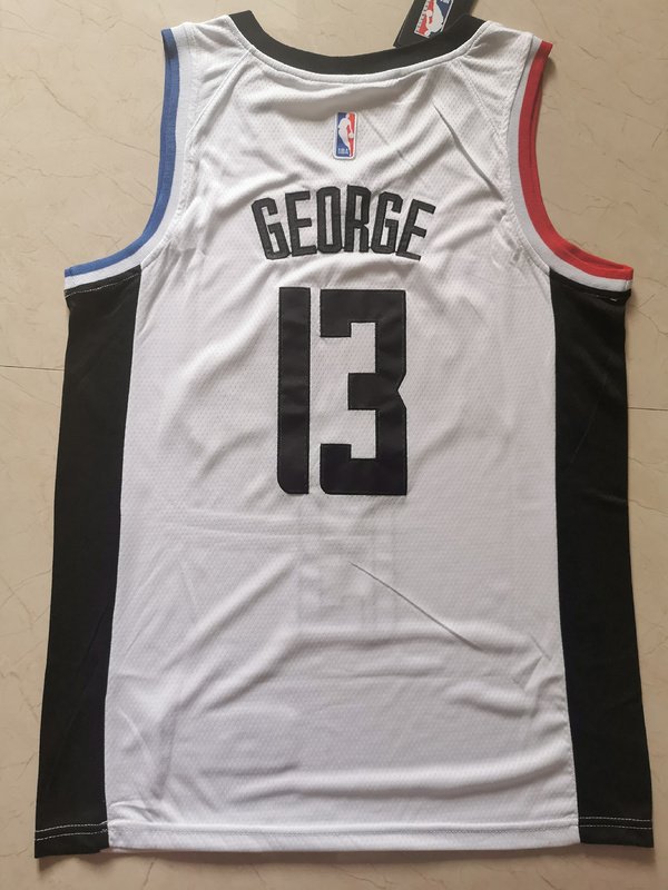 Баскетбольная Джерси Nike X NBA Los Angeles Clippers 19-20 №13 Paul George "White" фото № 5