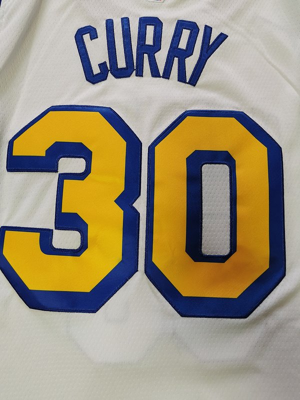 Баскетбольная Джерси Nike X NBA Golden State Warriors 19-20 №30 Stephen Curry "White" фото № 2