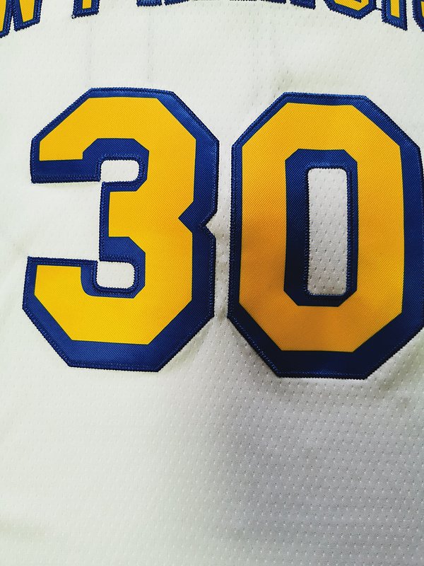 Баскетбольная Джерси Nike X NBA Golden State Warriors 19-20 №30 Stephen Curry "White" фото № 3