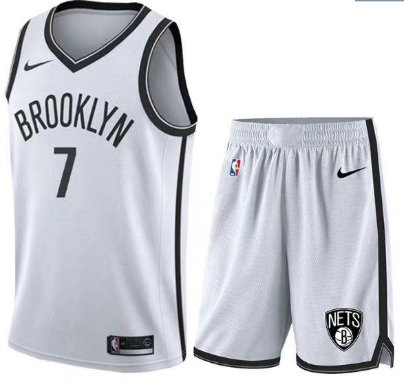 Баскетбольные Шорты Nike Brooklyn Nets "White" фото № 2