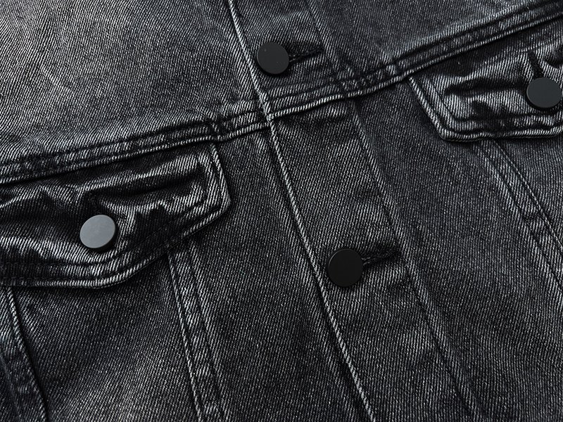 Джинсовая Куртка Fear Of God Cotton "Black/Gray" фото № 6