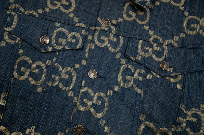 Куртка Gucci Stylish Jeans "Gray" фото № 3