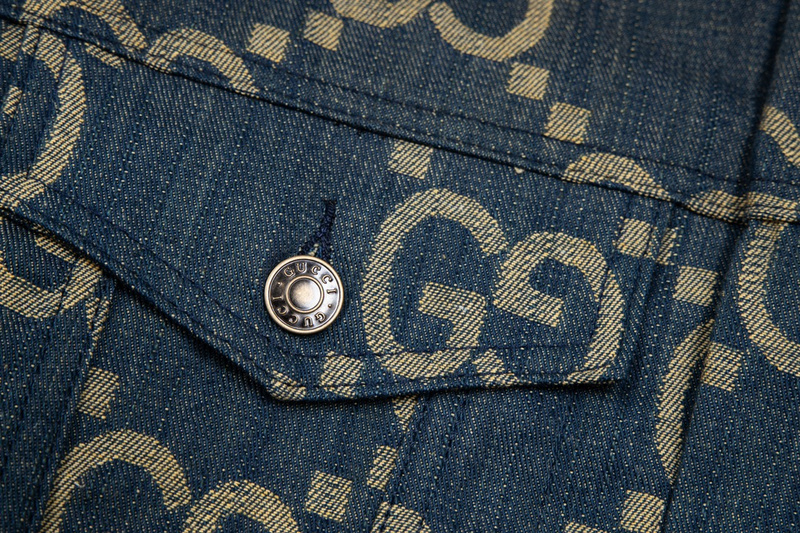 Куртка Gucci Stylish Jeans "Gray" фото № 7