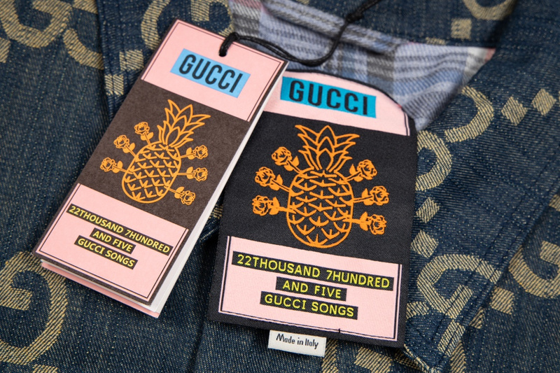 Куртка Gucci Stylish Jeans "Gray" фото № 8