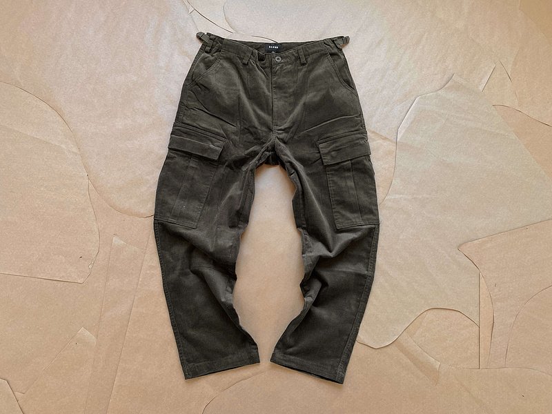 Джинсы Beams Cosiness "Khaki" фото № 8