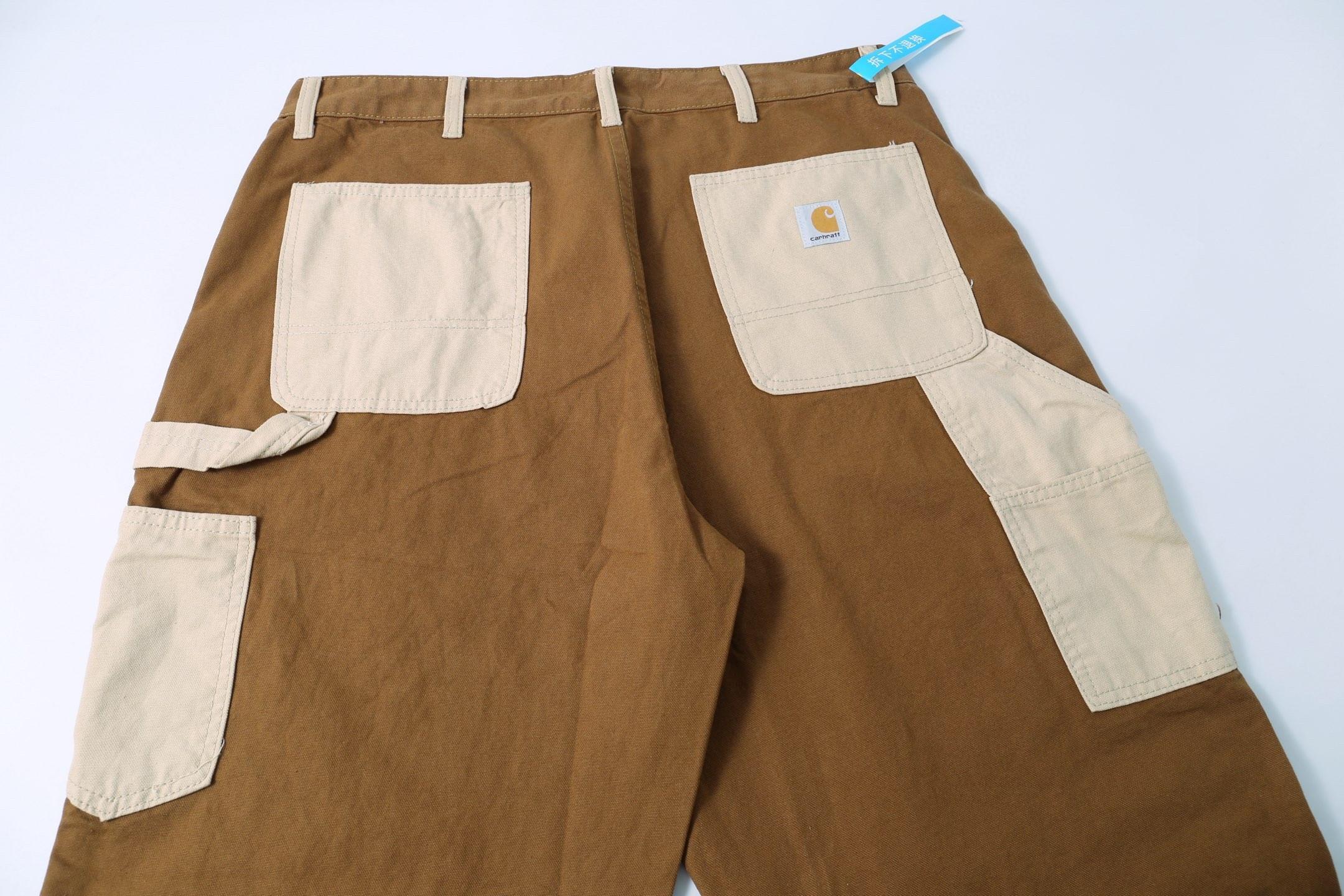 Джинсы Carhartt WIP Double Knee Work "Brown" фото № 4