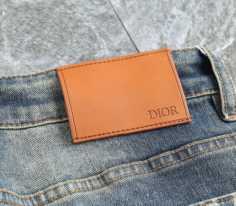 Джинсы Christian Dior Brown Backside Stripe Dior "Blue" фото № 7