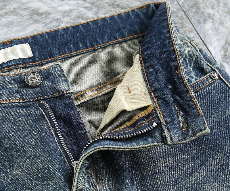 Джинсы Christian Dior Brown Backside Stripe Dior "Blue" фото № 2