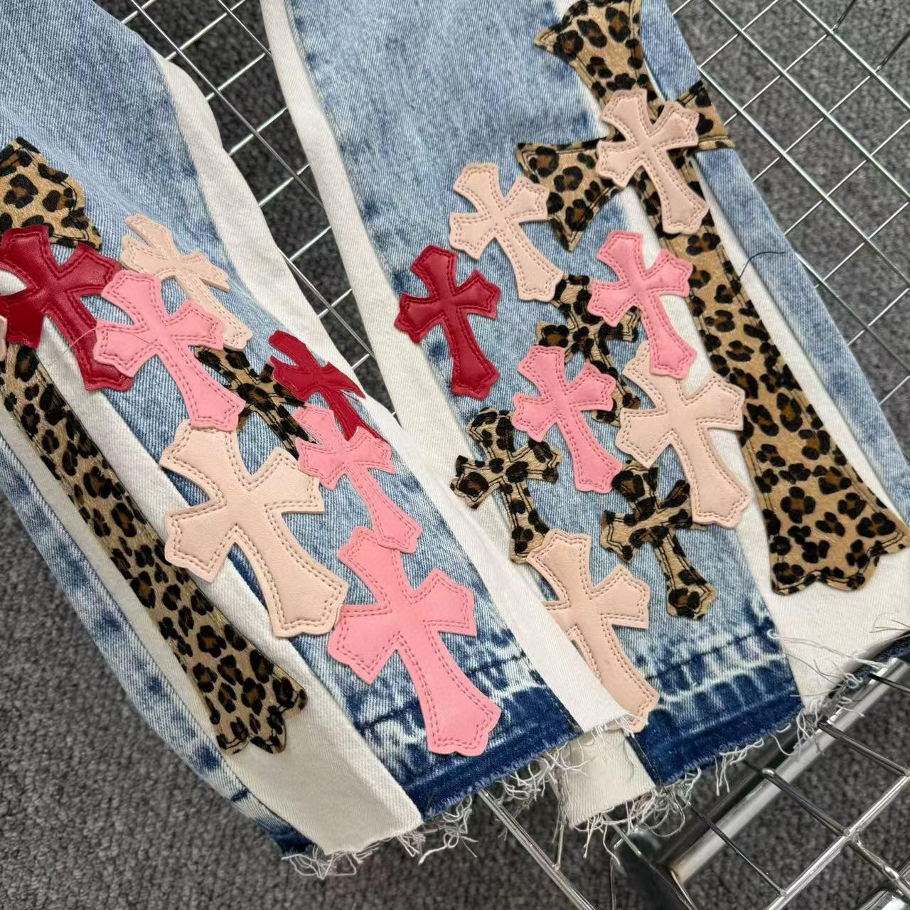 Джинсы Gallery Dept x Chrome Hearts Cross Colors "Denim" фото № 3