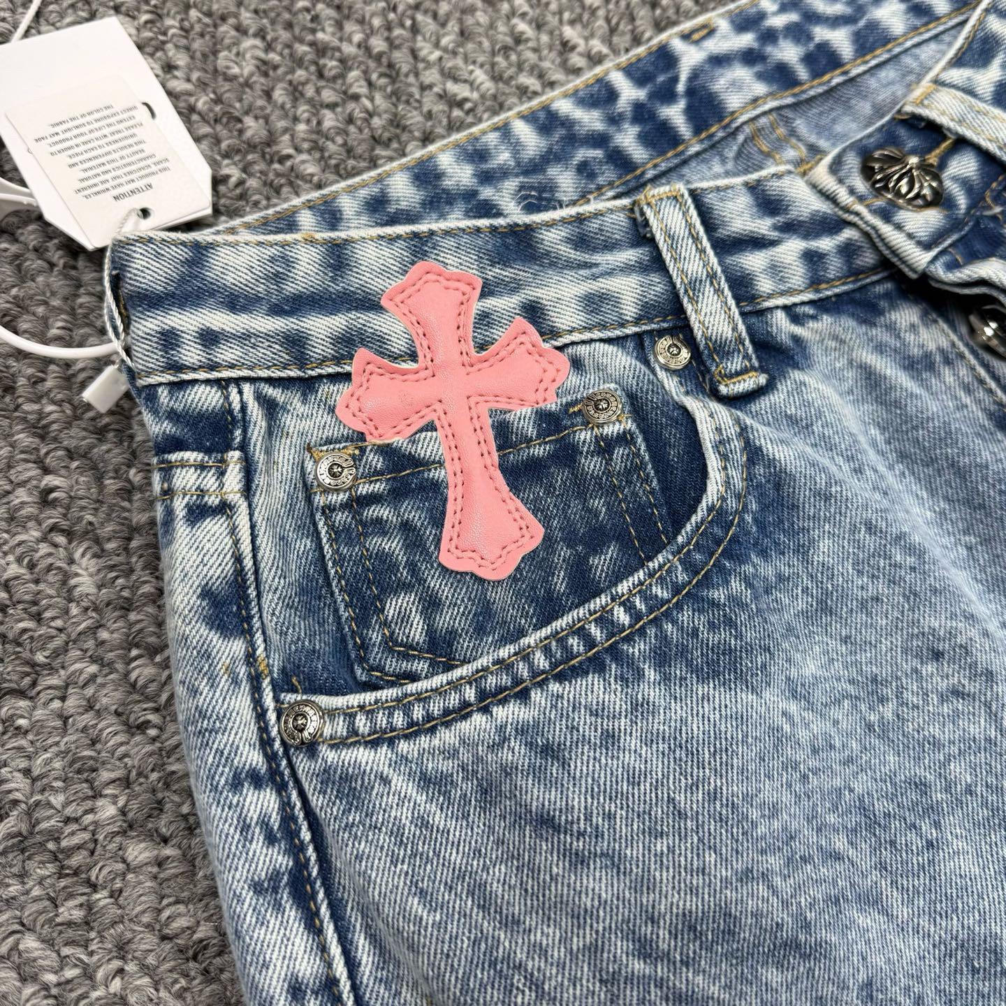 Джинсы Gallery Dept x Chrome Hearts Cross Colors "Denim" фото № 6