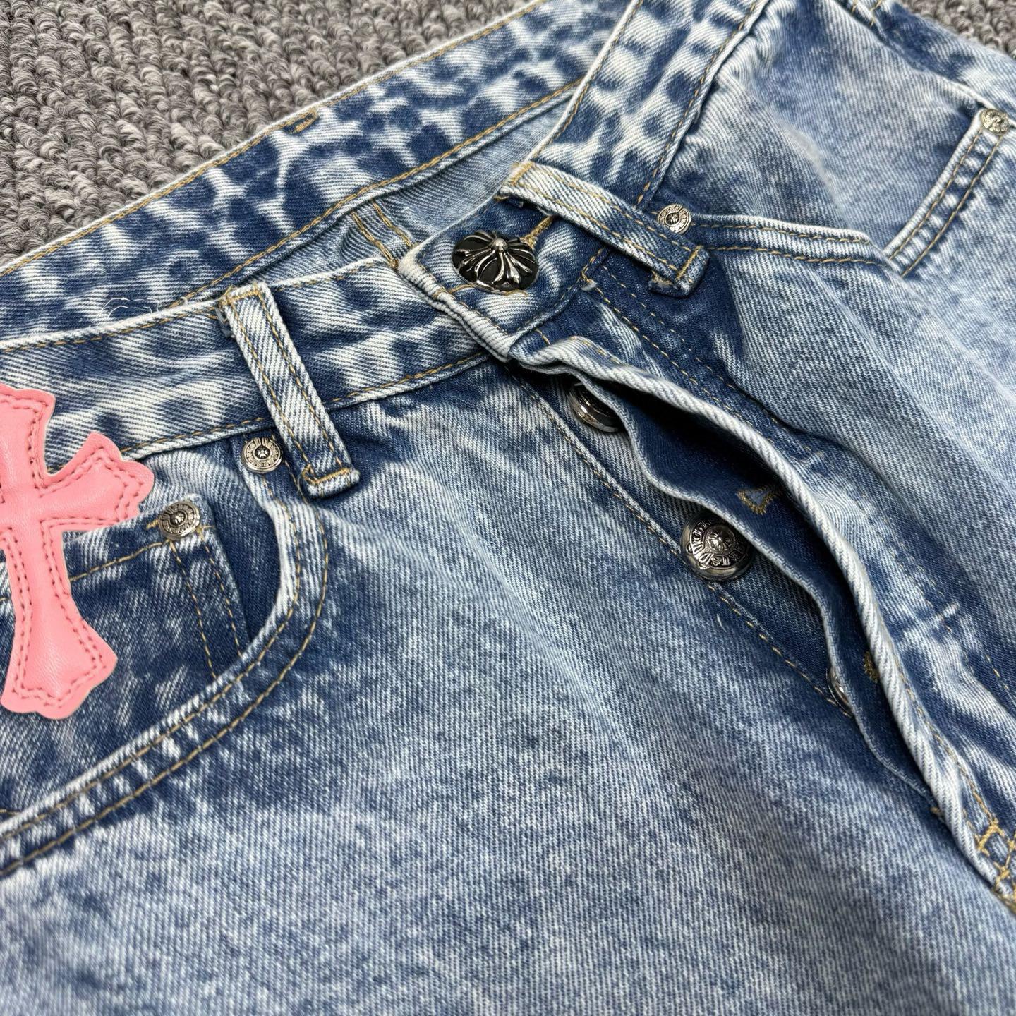 Джинсы Gallery Dept x Chrome Hearts Cross Colors "Denim" фото № 5