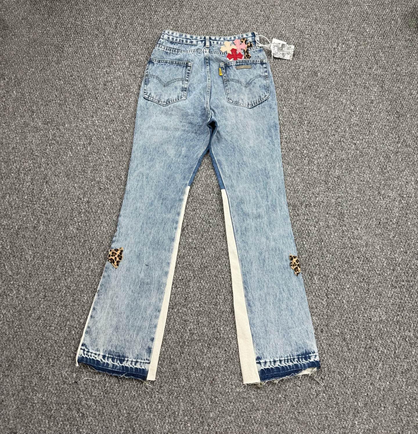 Джинсы Gallery Dept x Chrome Hearts Cross Colors "Denim" фото № 7