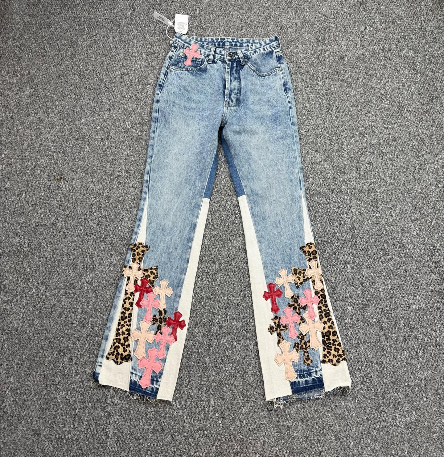 Джинсы Gallery Dept x Chrome Hearts Cross Colors "Denim" фото № 2