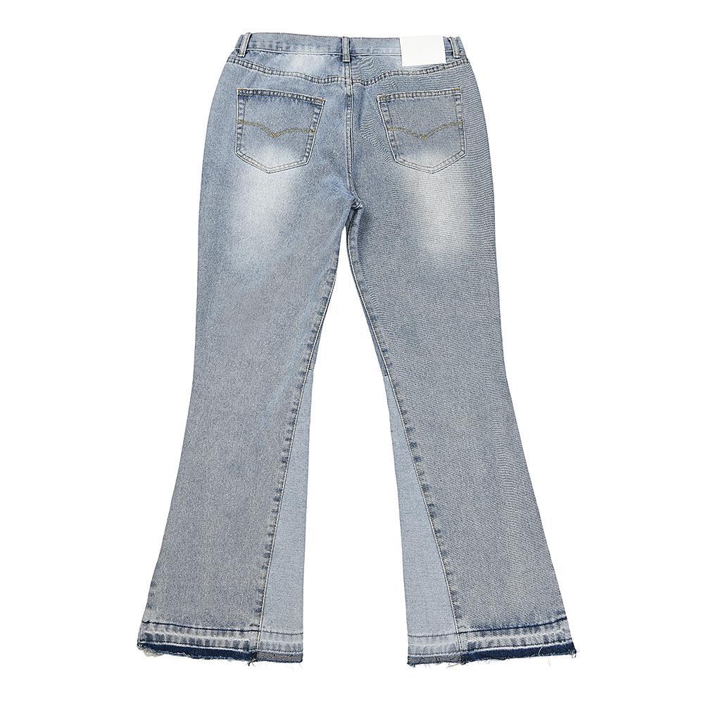 Джинсы Gallery Dept. LA Flare Bleach Washed "Light Blue" фото № 3