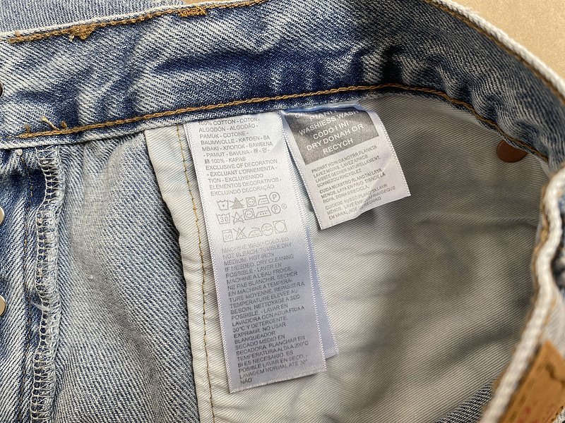 Джинсы Stussy With Stamp "Blue/Gray" фото № 4