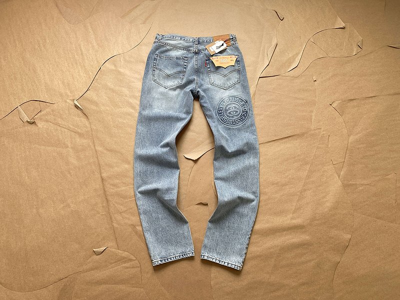 Джинсы Stussy With Stamp "Blue/Gray" фото № 7