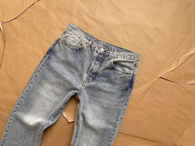 Джинсы Stussy With Stamp "Blue/Gray" фото № 8