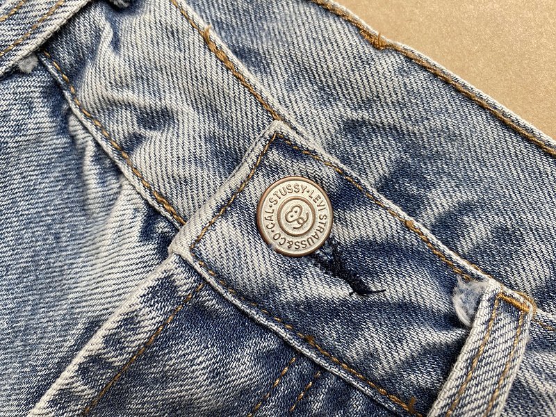 Джинсы Stussy With Stamp "Blue/Gray" фото № 9